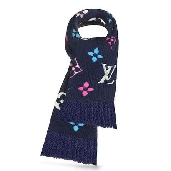 Louis Vuitton Multi Color Wool and Silk Wrap - Picture 4 of 4